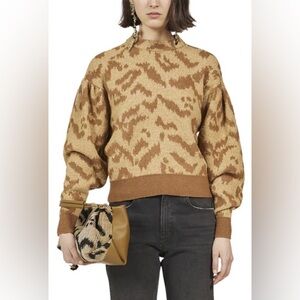 ULLA JOHNSON NALLA PULLOVER - FENNEC